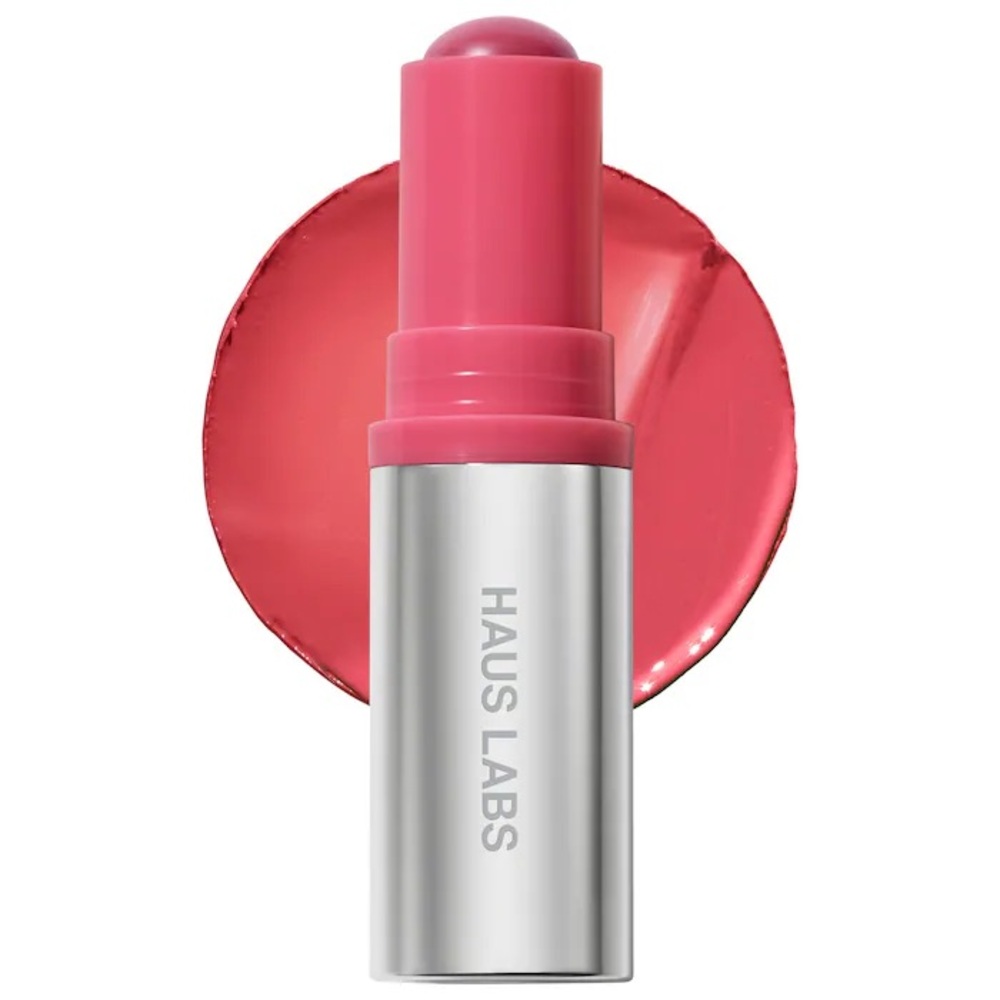 HAUS LABS Color Fuse Glassy Lip + Cheek Blush Balm Stick - Picture 2 of 8